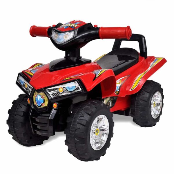 Quad Per Bambini Rosso Con Suoni E Luci