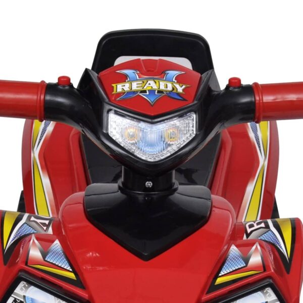 Quad Per Bambini Rosso Con Suoni E Luci - immagine 3