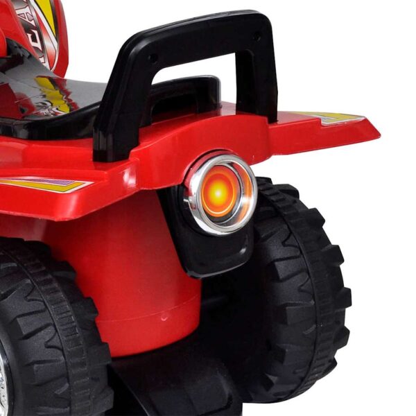 Quad Per Bambini Rosso Con Suoni E Luci - immagine 4