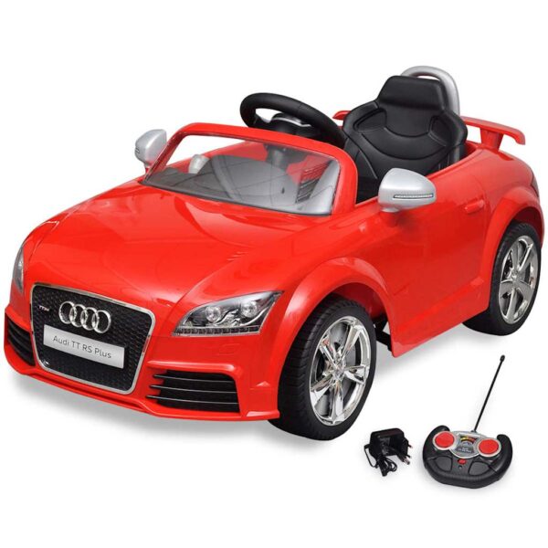 Audi Tt Rs Macchina Cavalcabile Telecomandata Per Bambini Rossa