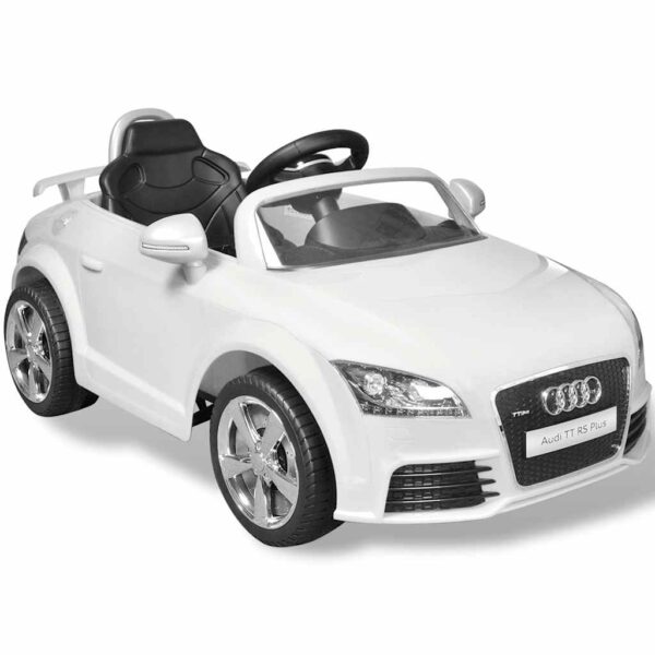 Macchina Cavalcabile Audi Tt Rs Telecomandata Bambini Bianca - immagine 3