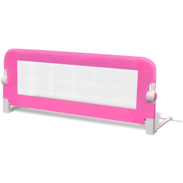 Barriera Di Sicurezza Per Letto Bambino 102 X 42 Cm Rosa - immagine 2