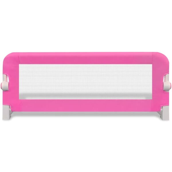 Barriera Di Sicurezza Per Letto Bambino 102 X 42 Cm Rosa - immagine 3