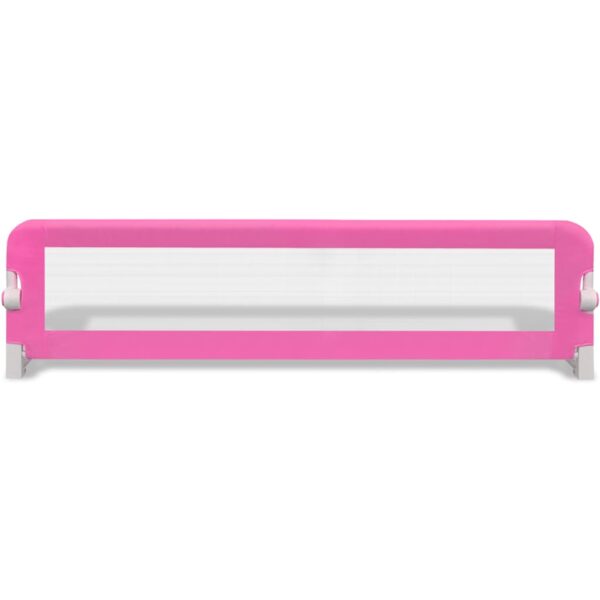 Barriera Di Sicurezza Per Letto Bambino 150 X 42 Cm Rosa - immagine 3