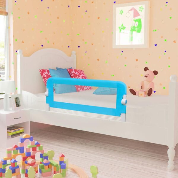 Sponda Di Sicurezza Per Lettino Bambino 102 X 42 Cm Blu