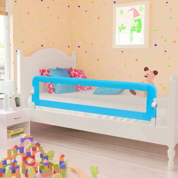 Sponda Di Sicurezza Per Lettino Bambino 150 X 42 Cm Blu