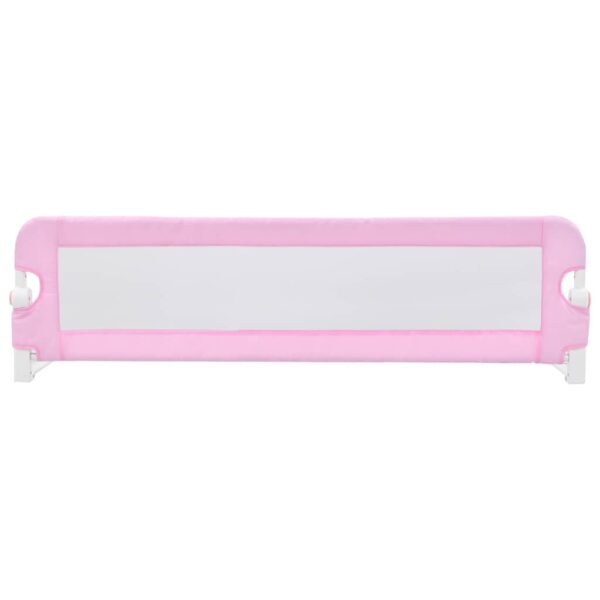 Sponde Letto Di Sicurezza Bambini Rosa 120x42cm In Poliestere - immagine 3