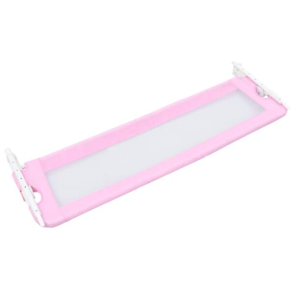 Sponde Letto Di Sicurezza Bambini Rosa 120x42cm In Poliestere - immagine 4