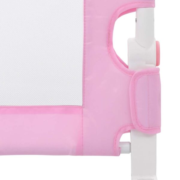 Sponde Letto Di Sicurezza Bambini Rosa 120x42cm In Poliestere - immagine 5