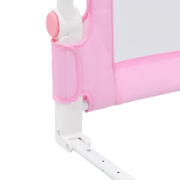 Sponde Letto Di Sicurezza Bambini Rosa 120x42cm In Poliestere - immagine 6