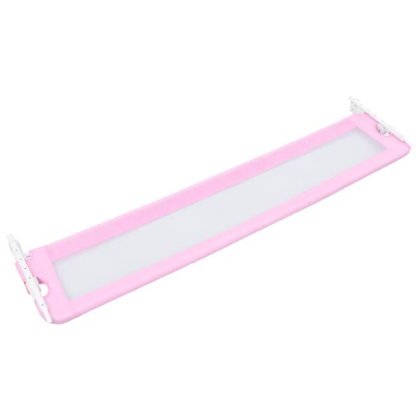 Sponde Letto Di Sicurezza Per Bambini Rosa 180x42cm Poliestere - immagine 4