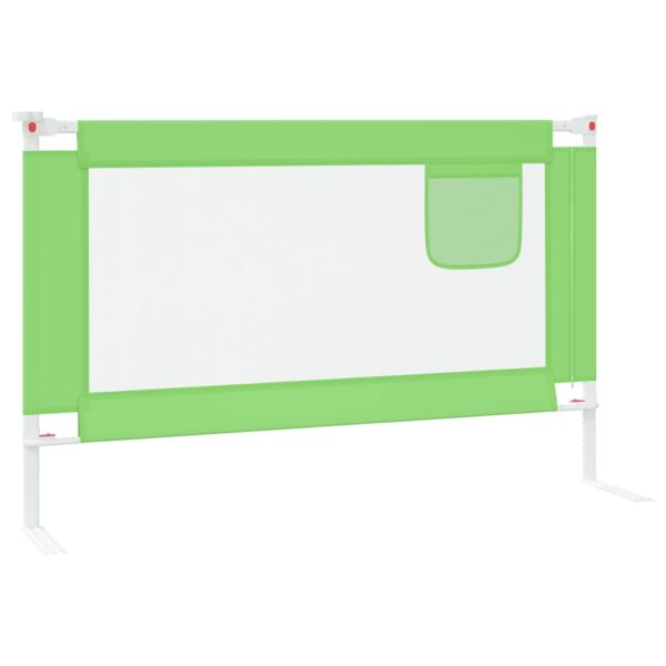 Sponda Letto Di Sicurezza Per Bambini Verde 120x25cm In Tessuto - immagine 4