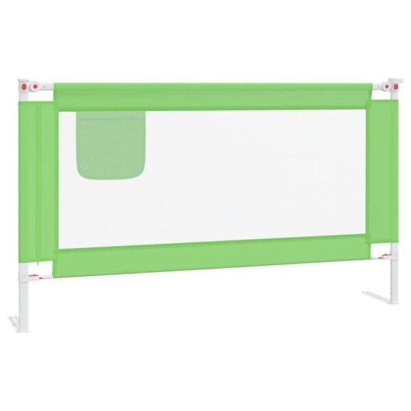 Sponda Letto Di Sicurezza Per Bambini Verde 140x25cm In Tessuto - immagine 2