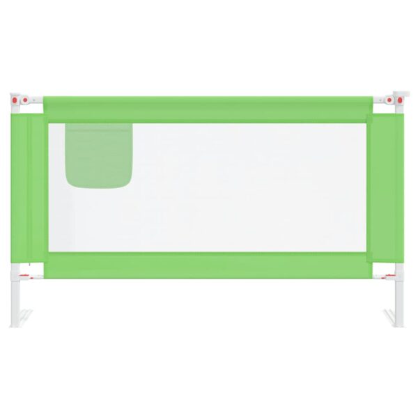 Sponda Letto Di Sicurezza Per Bambini Verde 140x25cm In Tessuto - immagine 3