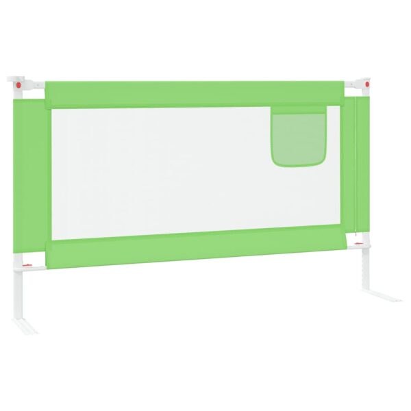 Sponda Letto Di Sicurezza Per Bambini Verde 140x25cm In Tessuto - immagine 4