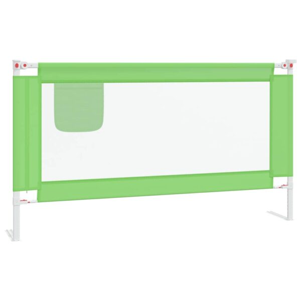 Sponda Letto Di Sicurezza Per Bambini Verde 150x25cm In Tessuto - immagine 2