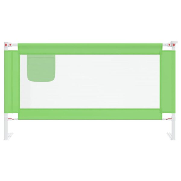 Sponda Letto Di Sicurezza Per Bambini Verde 150x25cm In Tessuto - immagine 3