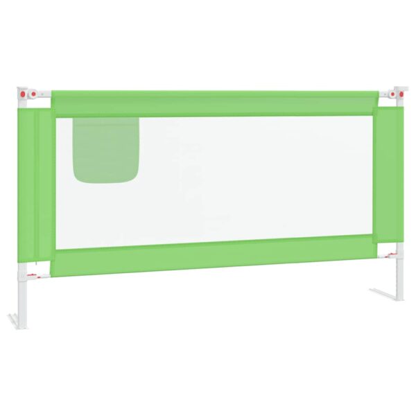 Sponda Letto Di Sicurezza Per Bambini Verde 160x25cm In Tessuto - immagine 2