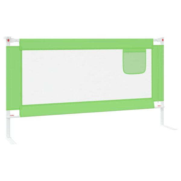 Sponda Letto Di Sicurezza Per Bambini Verde 160x25cm In Tessuto - immagine 4