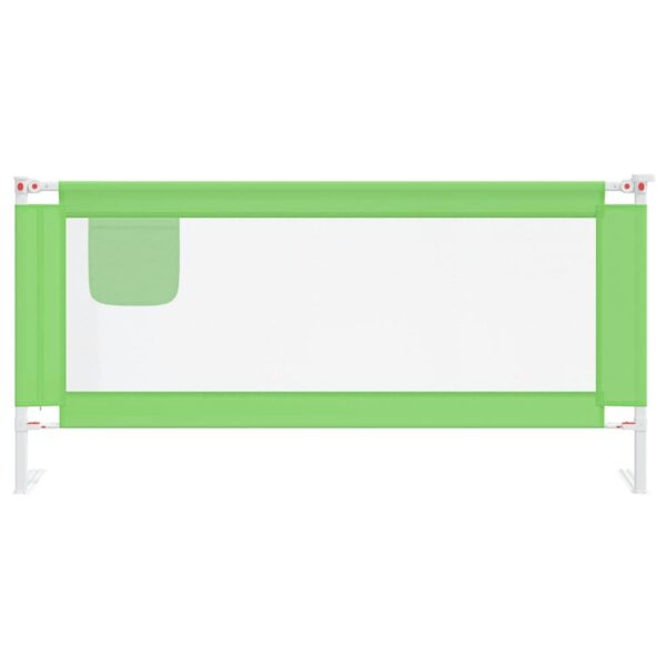 Sponda Letto Di Sicurezza Per Bambini Verde 190x25cm In Tessuto - immagine 3