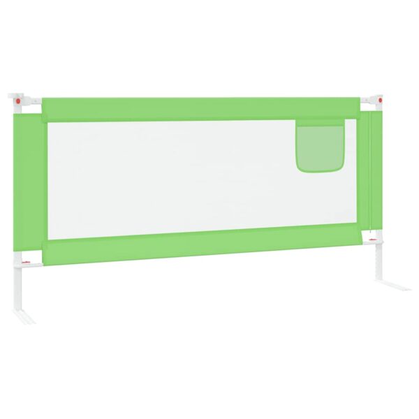 Sponda Letto Di Sicurezza Per Bambini Verde 190x25cm In Tessuto - immagine 4