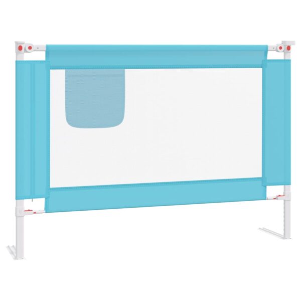 Sponda Letto Di Sicurezza Per Bambini Blu 90x25 Cm In Tessuto - immagine 2