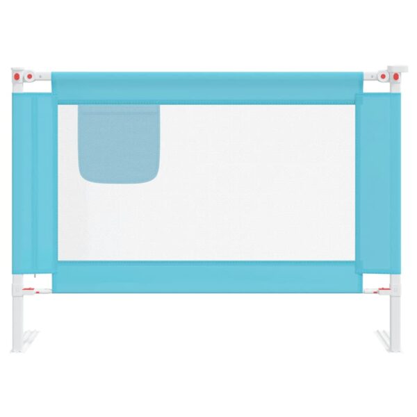 Sponda Letto Di Sicurezza Per Bambini Blu 90x25 Cm In Tessuto - immagine 3