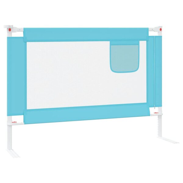 Sponda Letto Di Sicurezza Per Bambini Blu 90x25 Cm In Tessuto - immagine 4