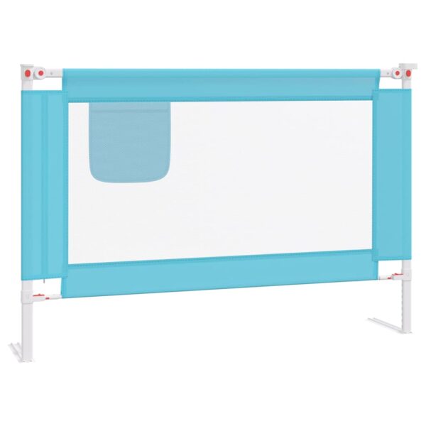 Sponda Letto Di Sicurezza Per Bambini Blu 100x25 Cm In Tessuto - immagine 2