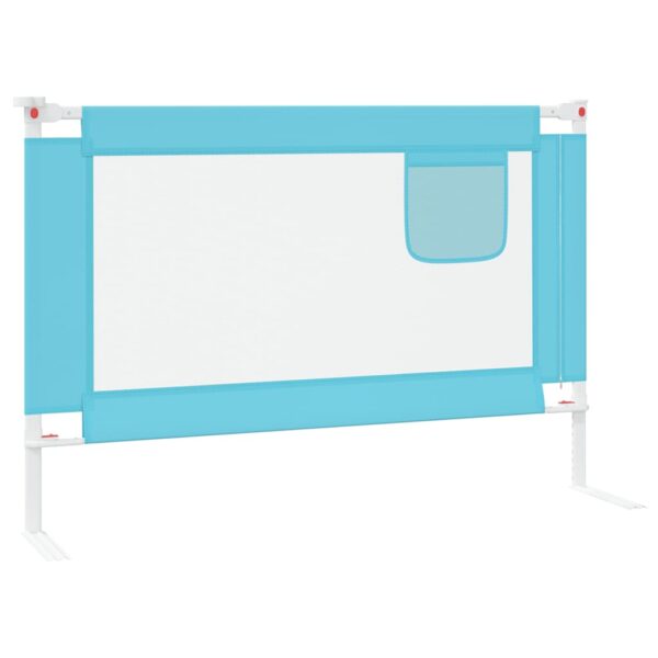 Sponda Letto Di Sicurezza Per Bambini Blu 100x25 Cm In Tessuto - immagine 4