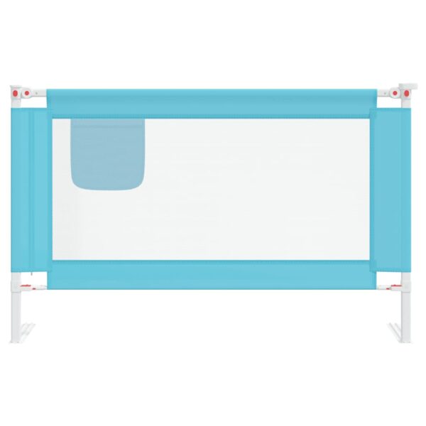 Sponda Letto Di Sicurezza Per Bambini Blu 120x25 Cm In Tessuto - immagine 3