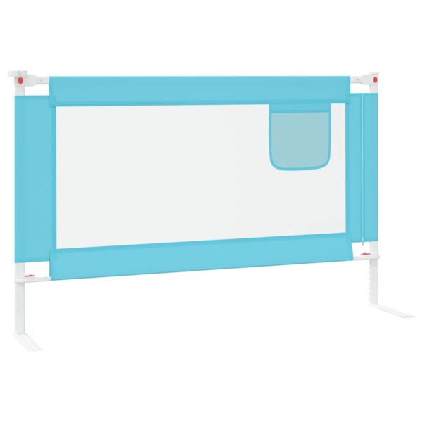 Sponda Letto Di Sicurezza Per Bambini Blu 120x25 Cm In Tessuto - immagine 4