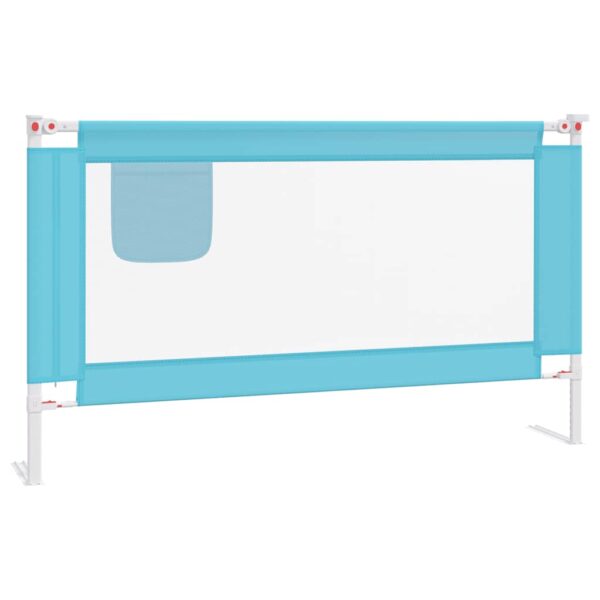 Sponda Letto Di Sicurezza Per Bambini Blu 140x25 Cm In Tessuto - immagine 2