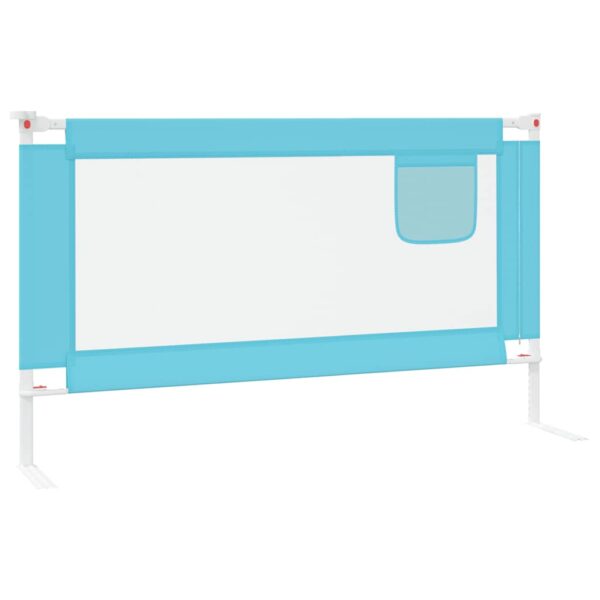 Sponda Letto Di Sicurezza Per Bambini Blu 140x25 Cm In Tessuto - immagine 4