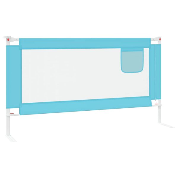 Sponda Letto Di Sicurezza Per Bambini Blu 160x25 Cm In Tessuto - immagine 4