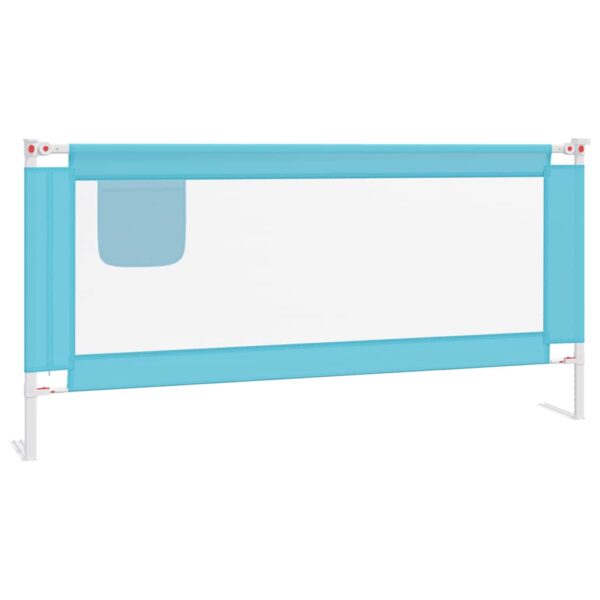 Sponda Letto Di Sicurezza Per Bambini Blu 190x25 Cm In Tessuto - immagine 2