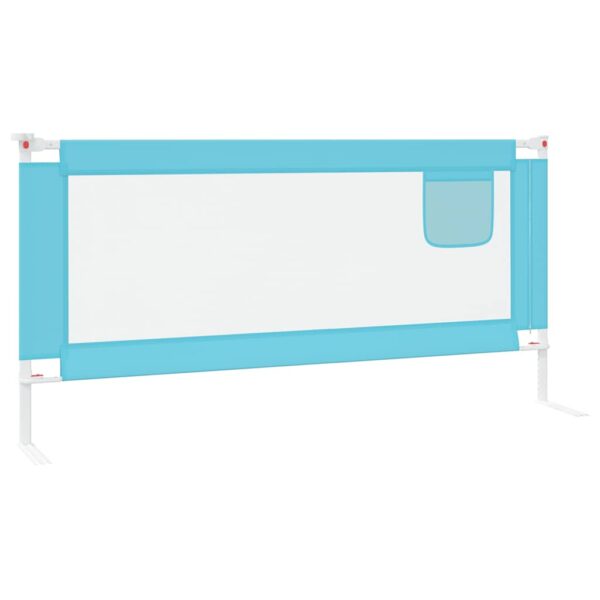 Sponda Letto Di Sicurezza Per Bambini Blu 190x25 Cm In Tessuto - immagine 4