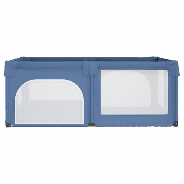 Box Per Bambini Con 2 Porte Blu Chiaro In Tessuto Oxford - immagine 4