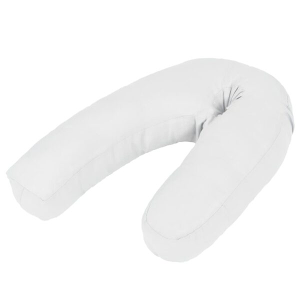 Cuscino Per Gravidanza A Forma Di J 54x(36-43) Cm Bianco