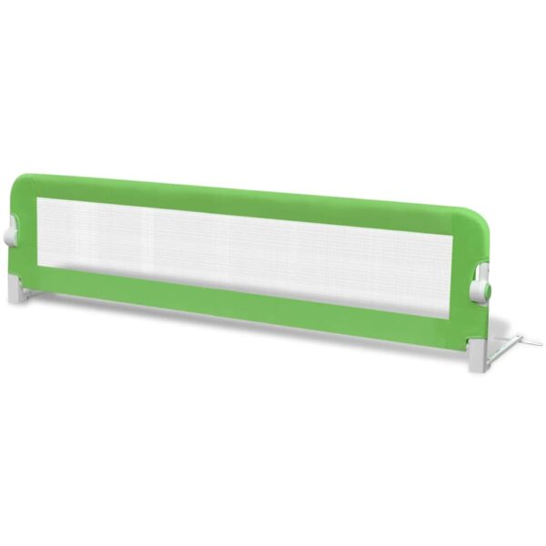 Sponde Letto Per La Sicurezza Dei Bambini 2 Pz Verde 150x42 cm - immagine 3