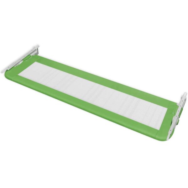 Sponde Letto Per La Sicurezza Dei Bambini 2 Pz Verde 150x42 cm - immagine 5