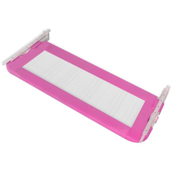 Sponde Letto Per La Sicurezza Dei Bambini 2 Pz Rosa 102x42 cm - immagine 5