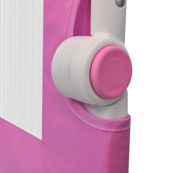 Sponde Letto Per La Sicurezza Dei Bambini 2 Pz Rosa 102x42 cm - immagine 6