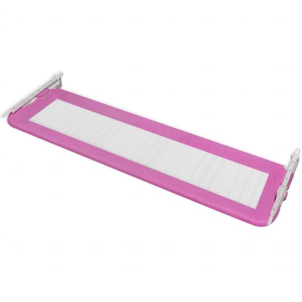 Sponde Letto Per La Sicurezza Dei Bambini 2 Pz Rosa 150x42 cm - immagine 5