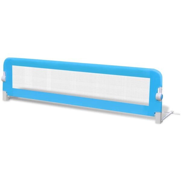 Sponde Letto Per La Sicurezza Dei Bambini 2 Pz Blu 150x42 cm - immagine 3