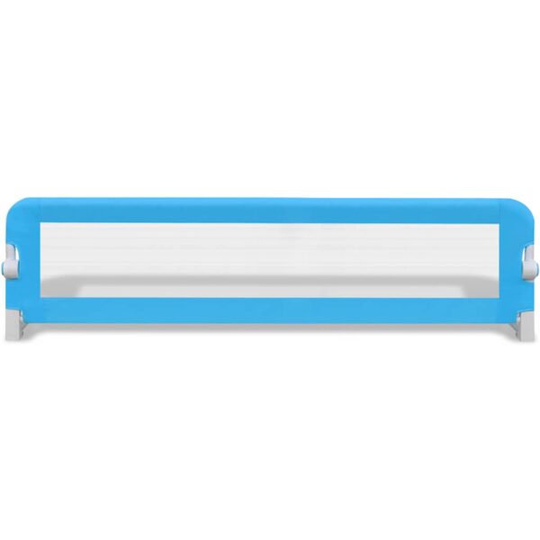 Sponde Letto Per La Sicurezza Dei Bambini 2 Pz Blu 150x42 cm - immagine 4