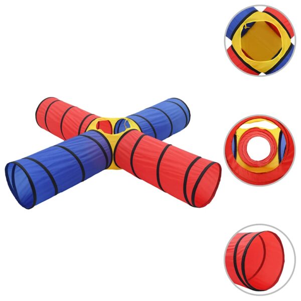 Tunnel Da Gioco Per Bambini Con 250 Palline Multicolore - immagine 3