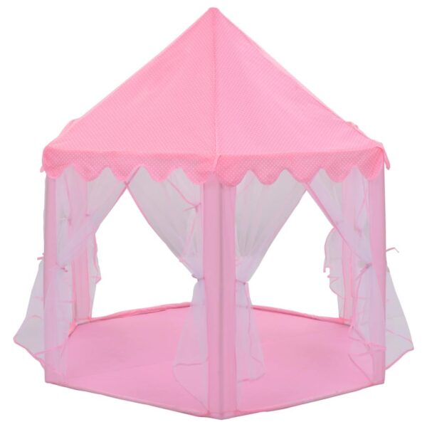 Tenda Da Gioco Principessa Con 250 Palline 133x140 Cm Rosa - immagine 3