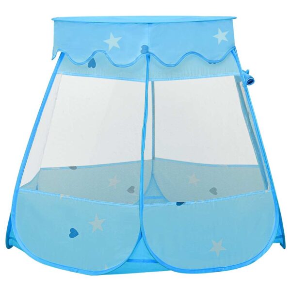 Tenda Da Gioco Per Bambini Blu Con 250 Palline 102x102x82 cm - immagine 3