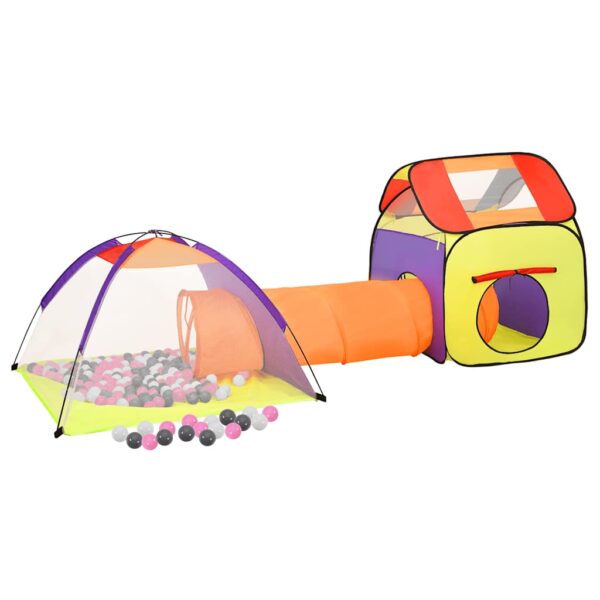 Tenda Da Gioco Bambini 250 Palline Multicolore 338x123x111 cm - immagine 2